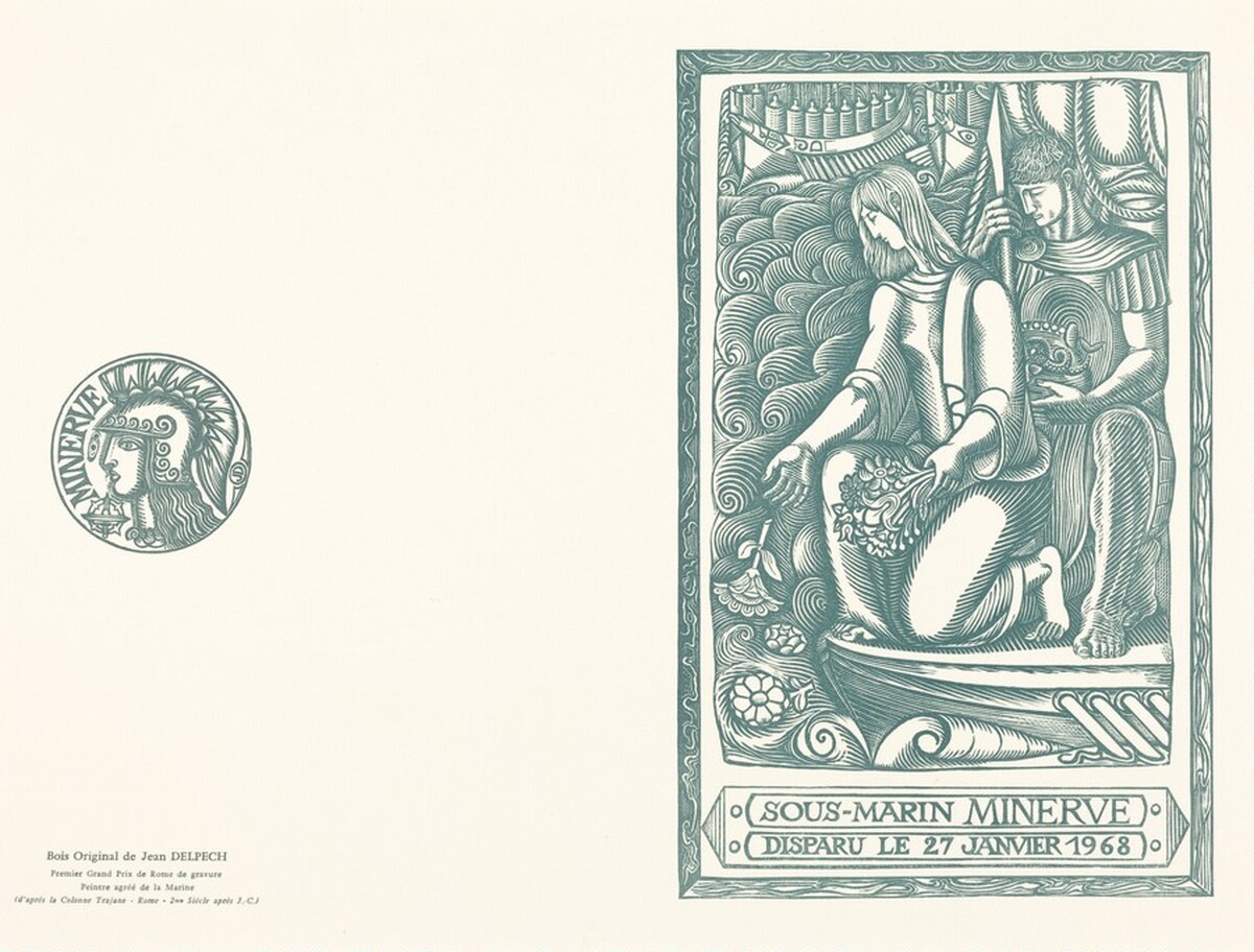 Sous-Marin Minerve, Disparu le 27 Janvier 1968