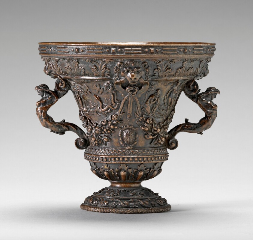 Cup with Allegorical Scenes and Shields of Este Arms