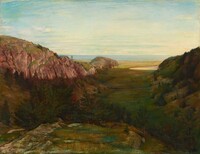 The Last Valley - Paradise Rocks, John La Farge, 1867-1868