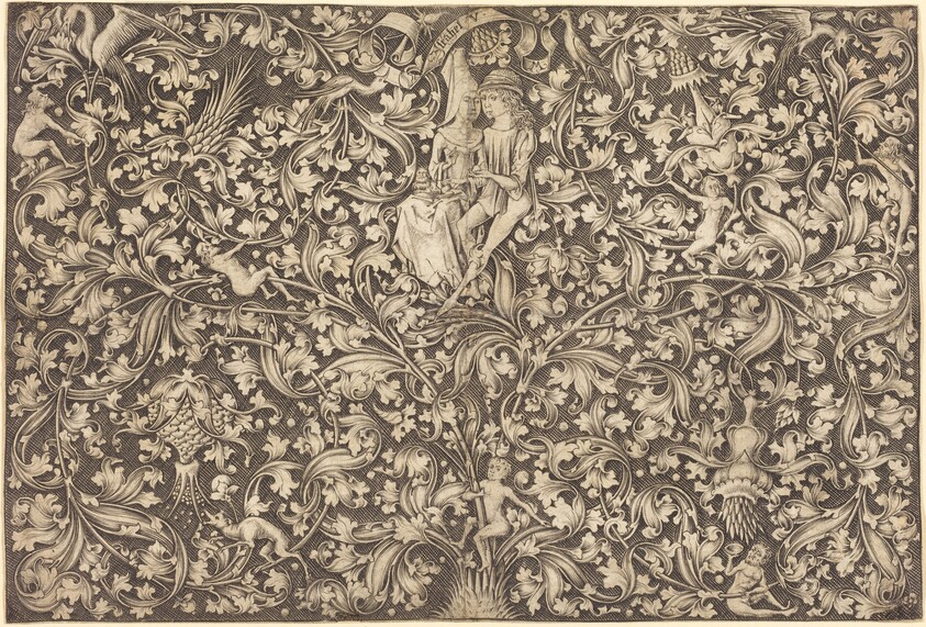 Ornament Panel with Two Lovers