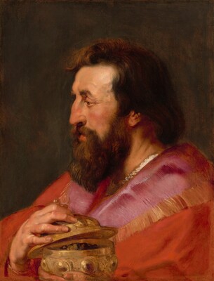 Head of One of the Three Kings: Melchior, The Assyrian King, Sir Peter Paul Rubens and Studio, c. 1618