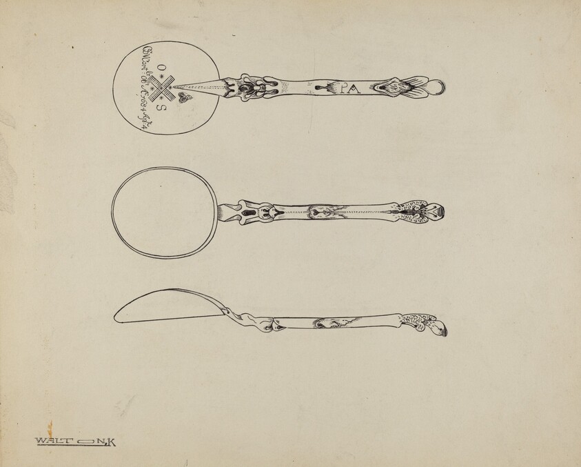 Silver Funeral Spoon