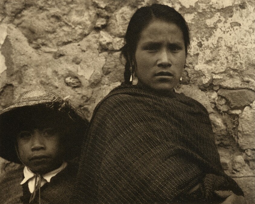 Young Woman and Boy, Toluca