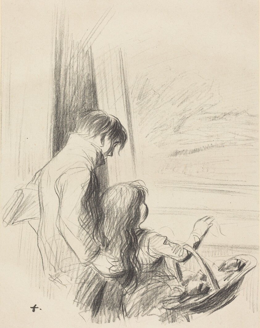 Un tableau de papa! (1ère planche) (A Painting of Daddy's!) (first plate)