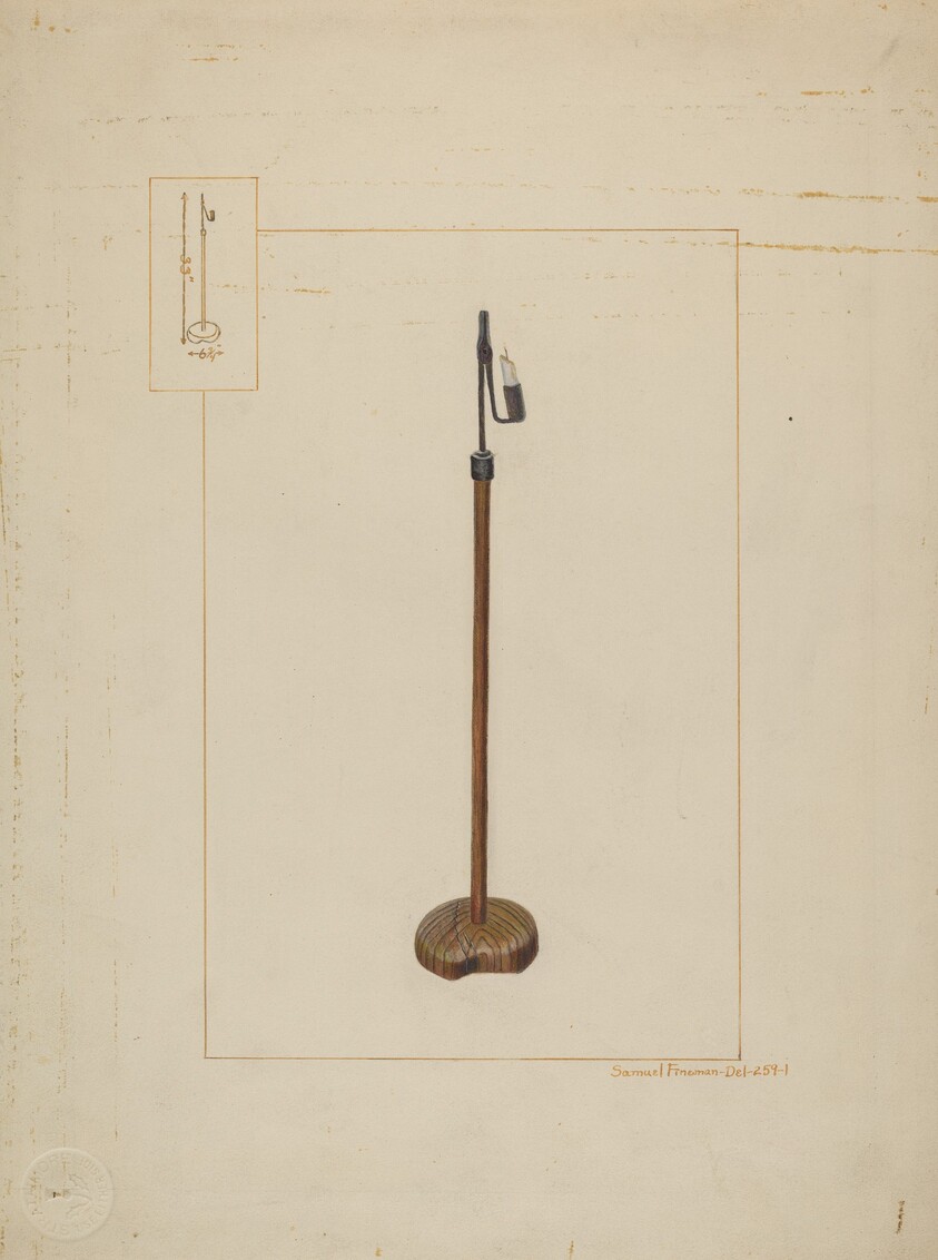 Combination Rush & Candle Stand