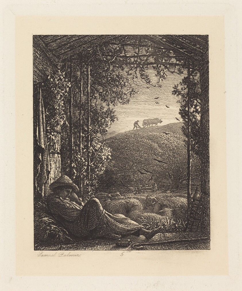 The Sleeping Shepherd; Early Morning