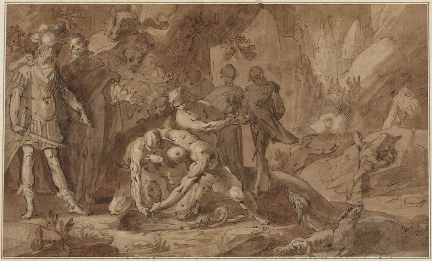 Odysseus and Teiresias