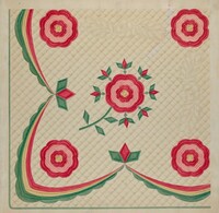 Applique Quilt, Dorothy Posten, c. 1936