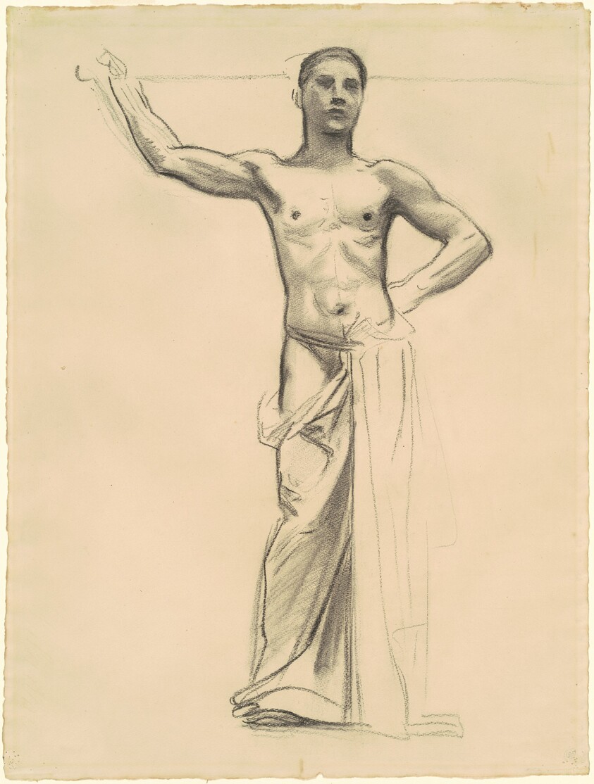 Study of Apollo for "Apollo and the Muses"