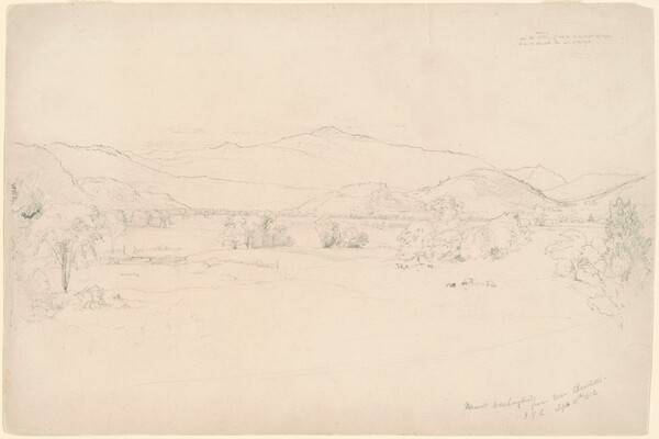 Study for "View of Mt. Washington"