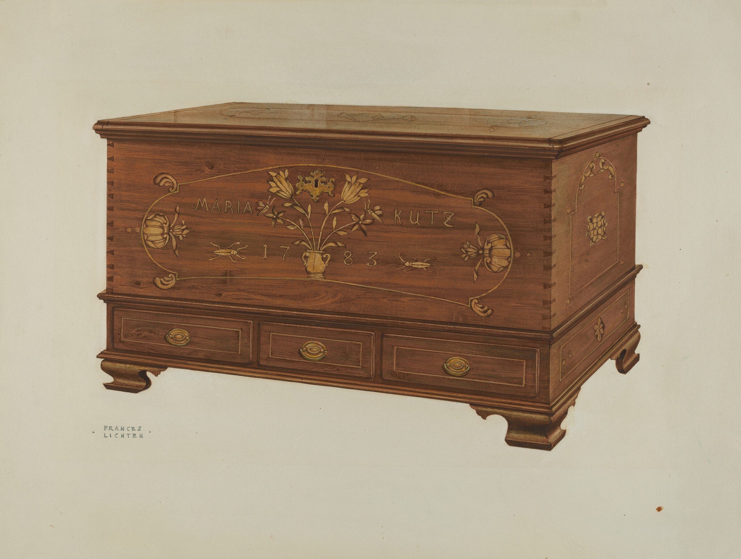 Chest, Frances Lichten, c. 1938