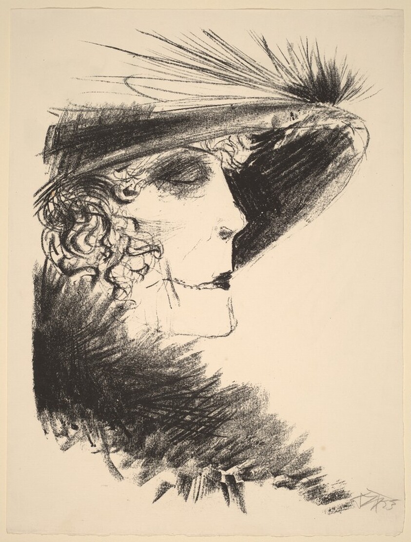 Lady in a Feathered Hat