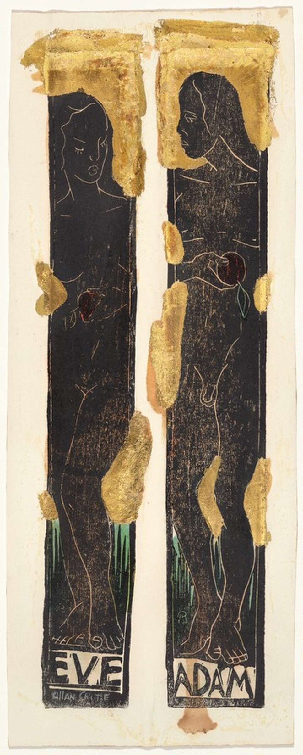 Adam and Eve, Allan Rohan Crite, 1930s