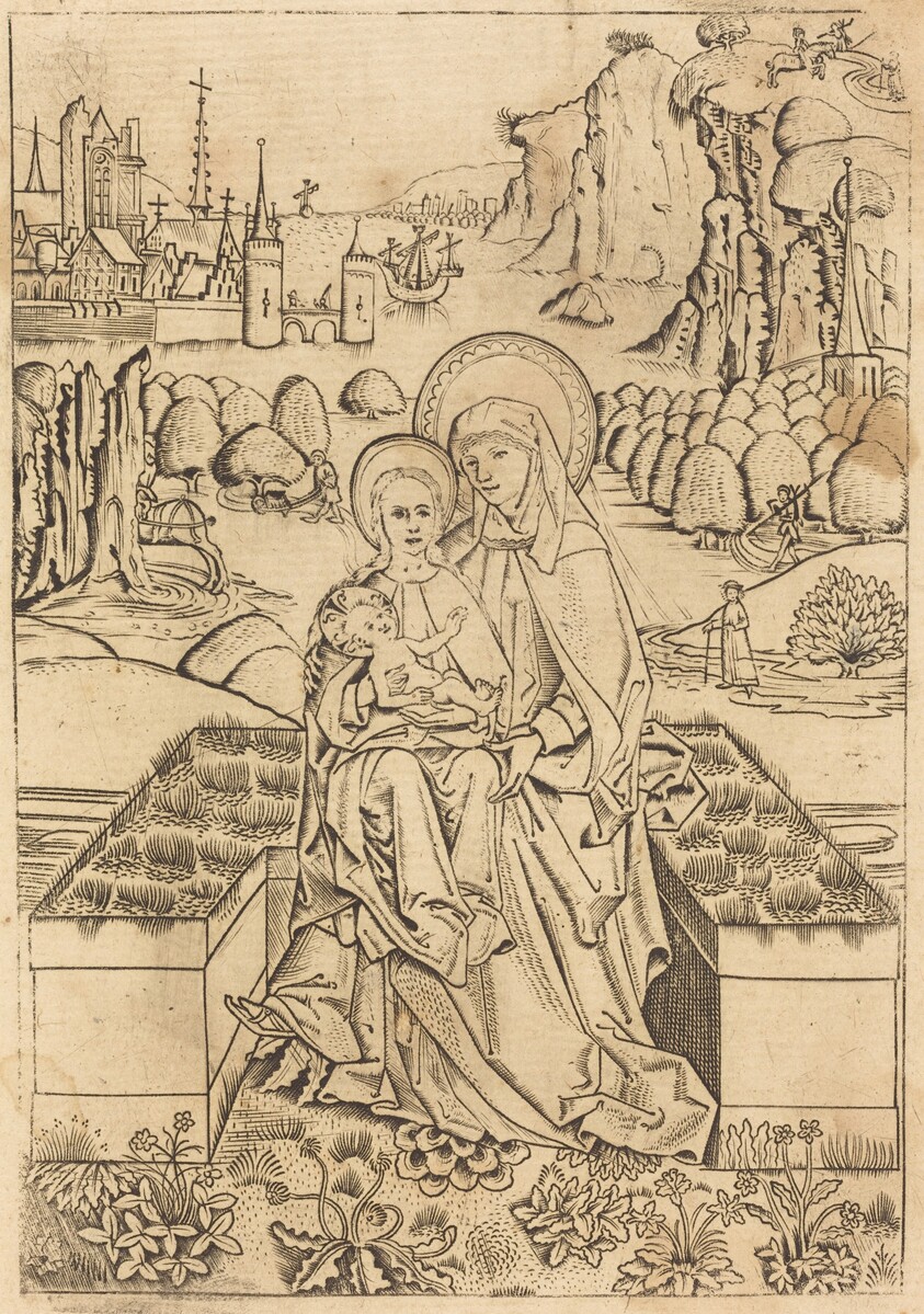 The Madonna and Child with Saint Anne
