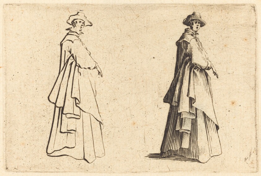 Lady in a Large Coat