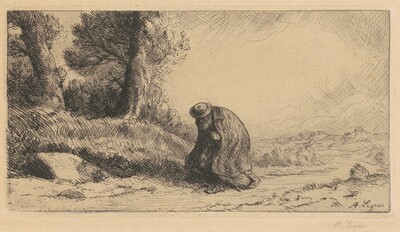 Wayfarer Surprised by a Storm (Le Voyageur surpris par l'Orage)