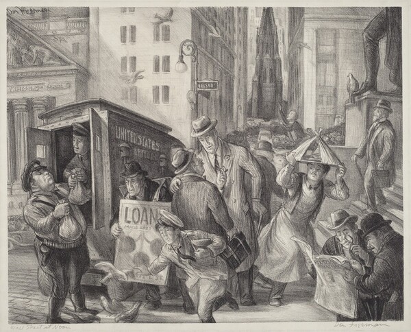 Wall Street at Noon