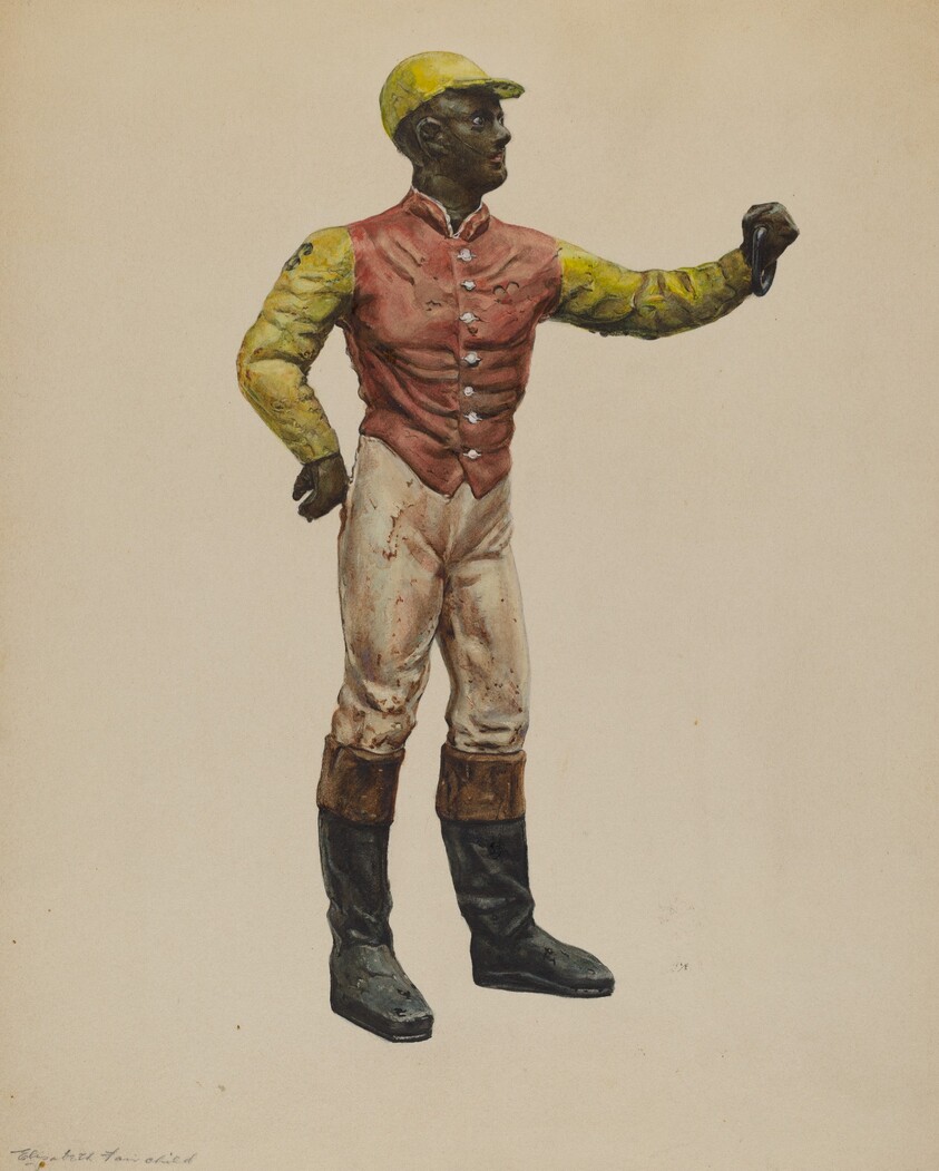 Jockey Hitching Post