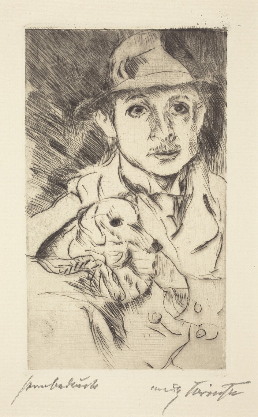 Knabe mit Hund (Boy with Dog)