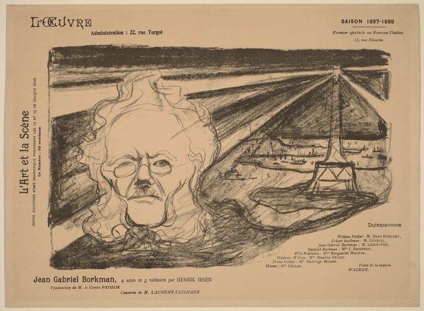 Ibsen and the Lighthouse (theater program for  the play "Jean-Gabriel Borkman")