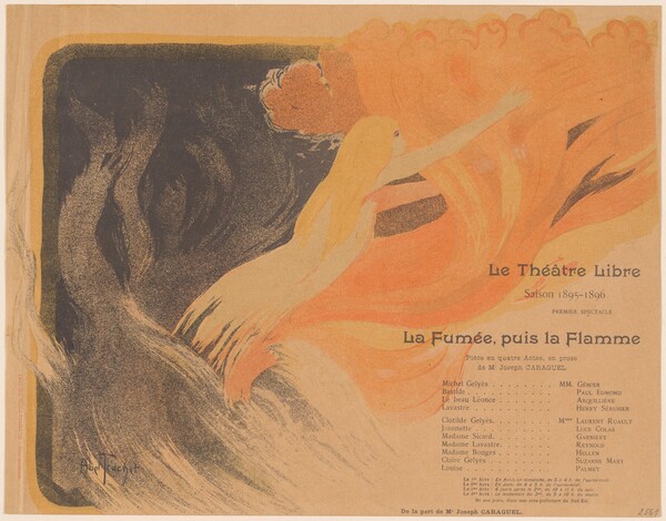 Théâtre Libre: La Fumée, puis la Flamme