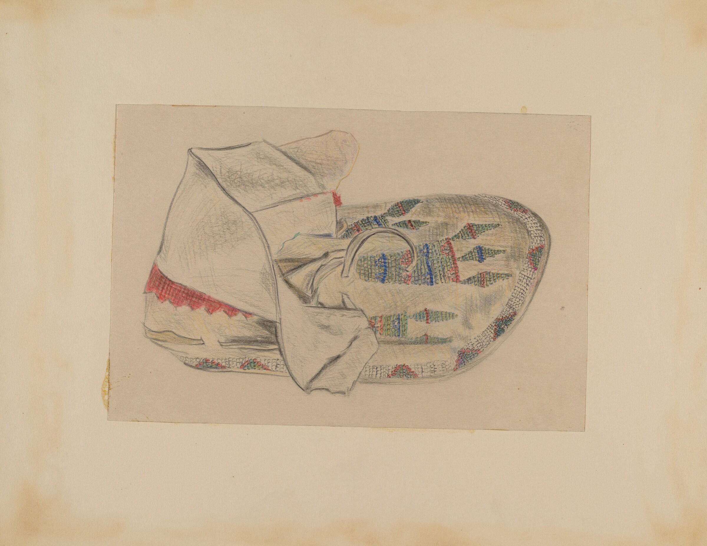Beaded Moccasin, Melita Hofmann, 1935/1942
