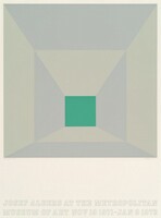 Josef Albers at the Metropolitan Museum of Art: P-Green, Josef Albers, 1971