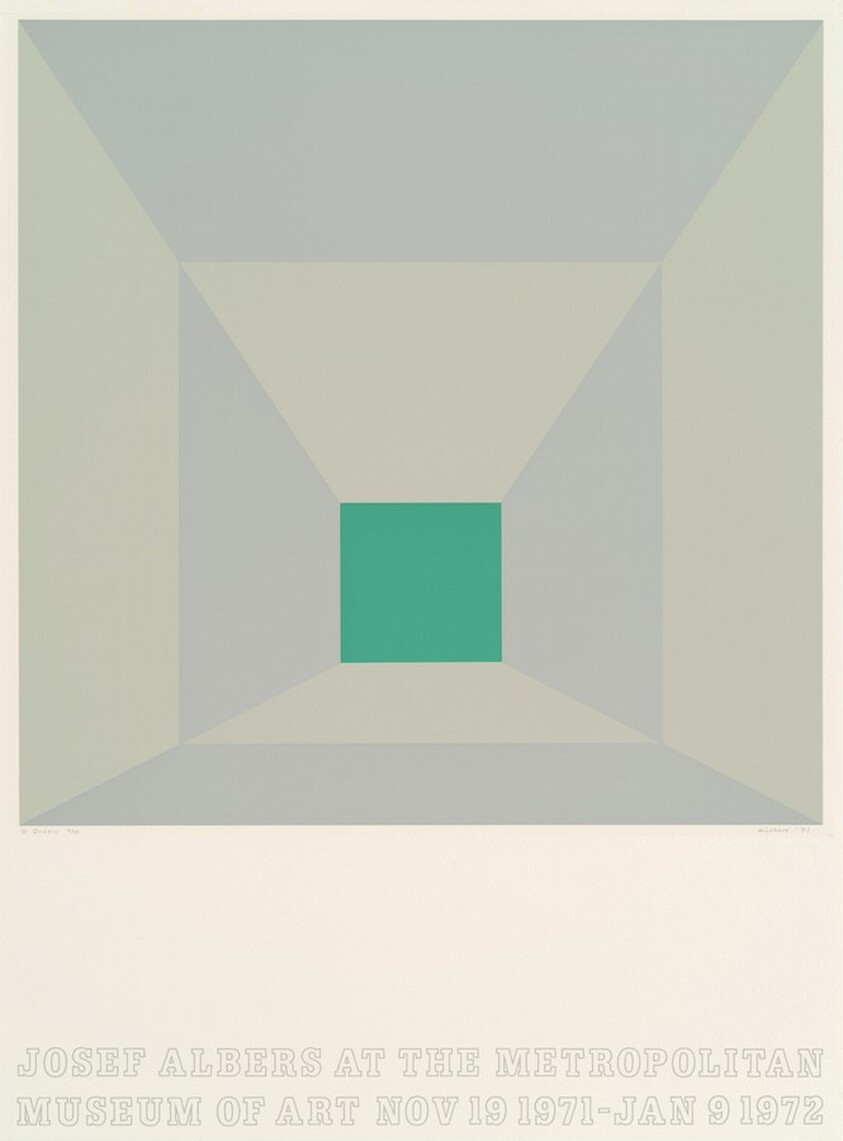 Josef Albers at the Metropolitan Museum of Art: P-Green