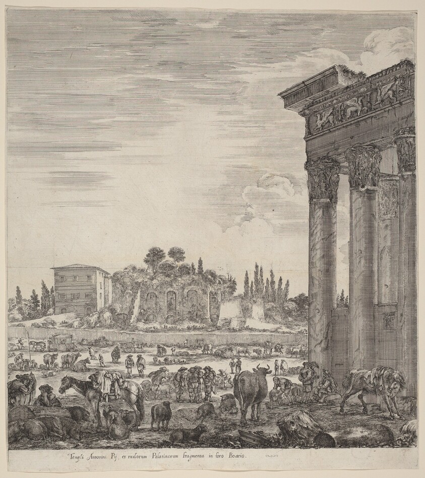 Temple of Antonius and the Campo Vaccino
