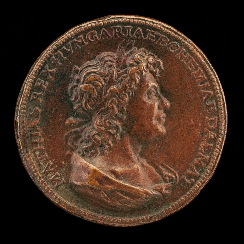 Matthias Corvinus, King of Hungary 1458-1490 [obverse]