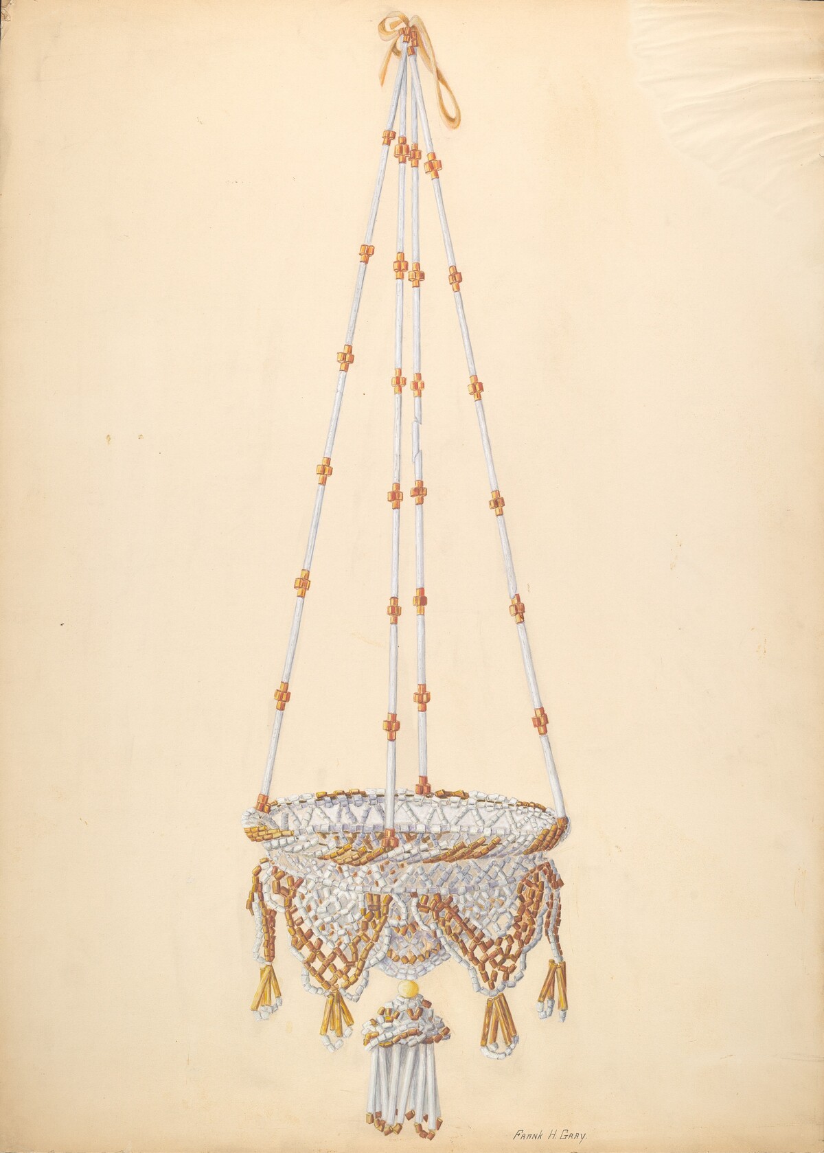 Beadwork Hanging Basket