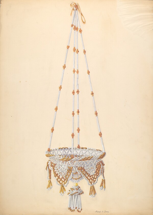 Beadwork Hanging Basket