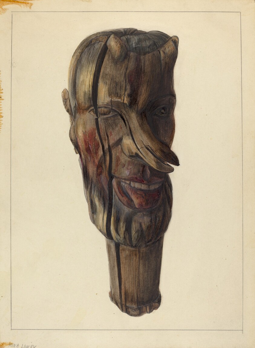 Hitching Post Finial