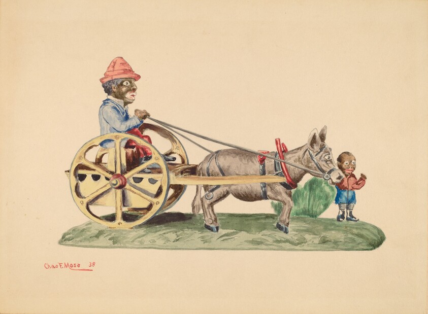 Toy Bank: Donkey Cart