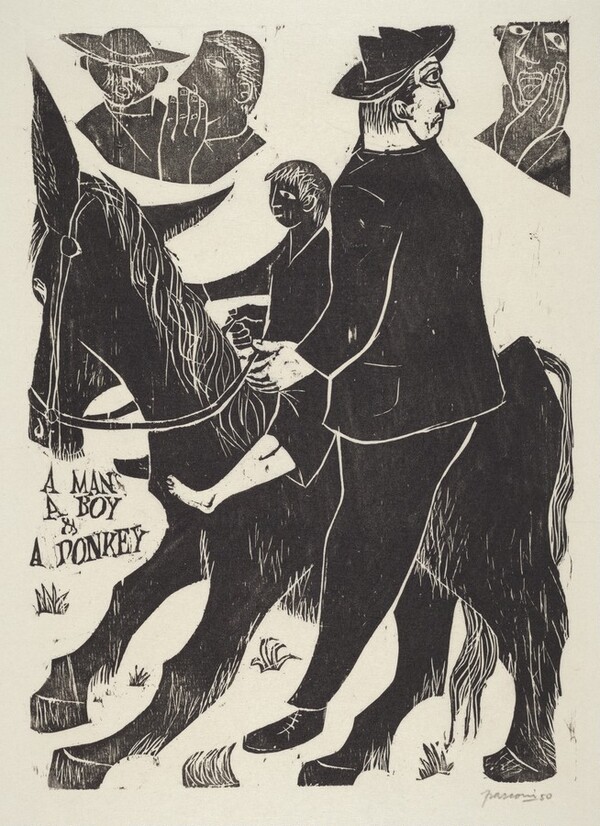 A Man a Boy and a Donkey