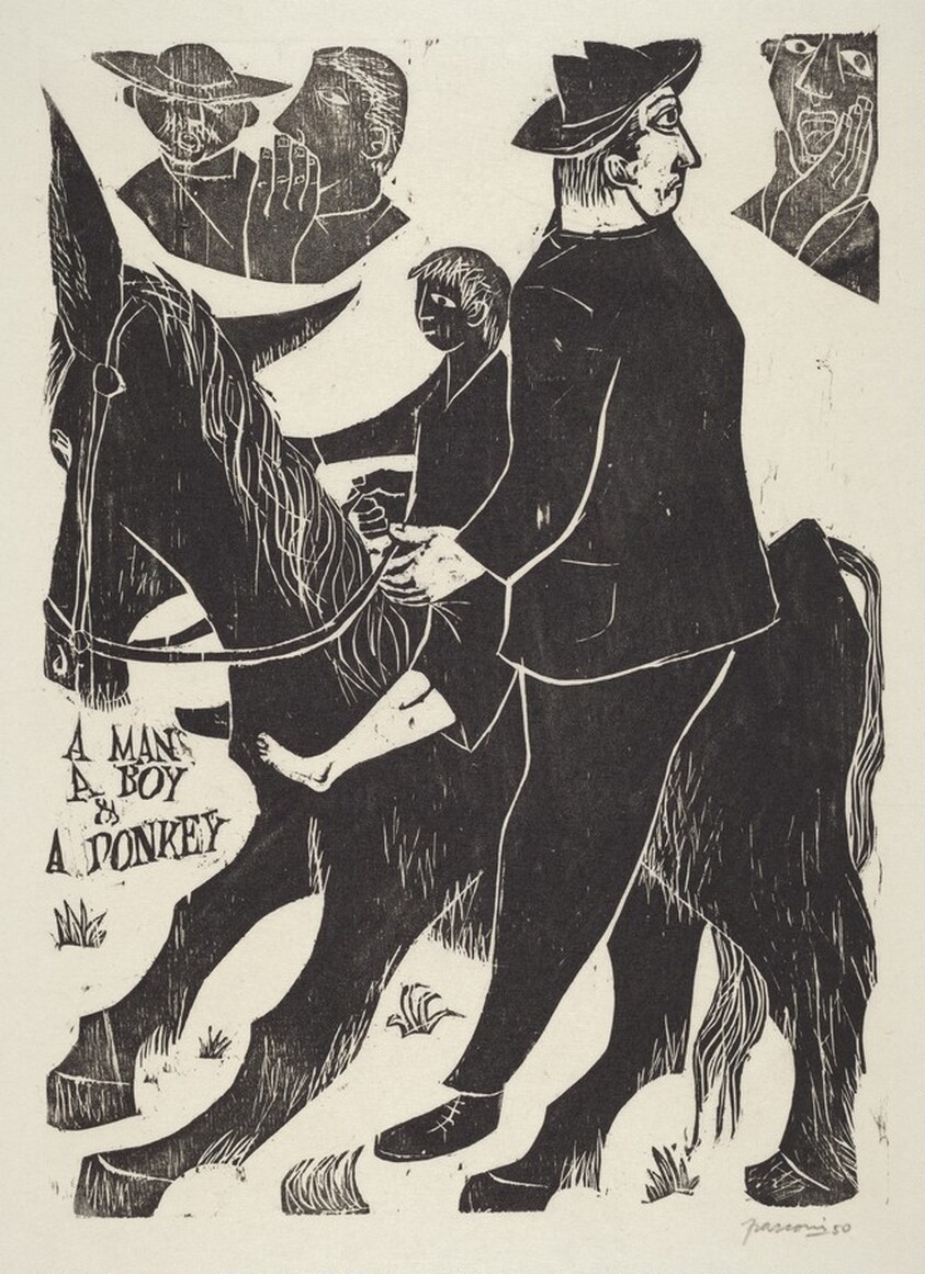 A Man a Boy and a Donkey