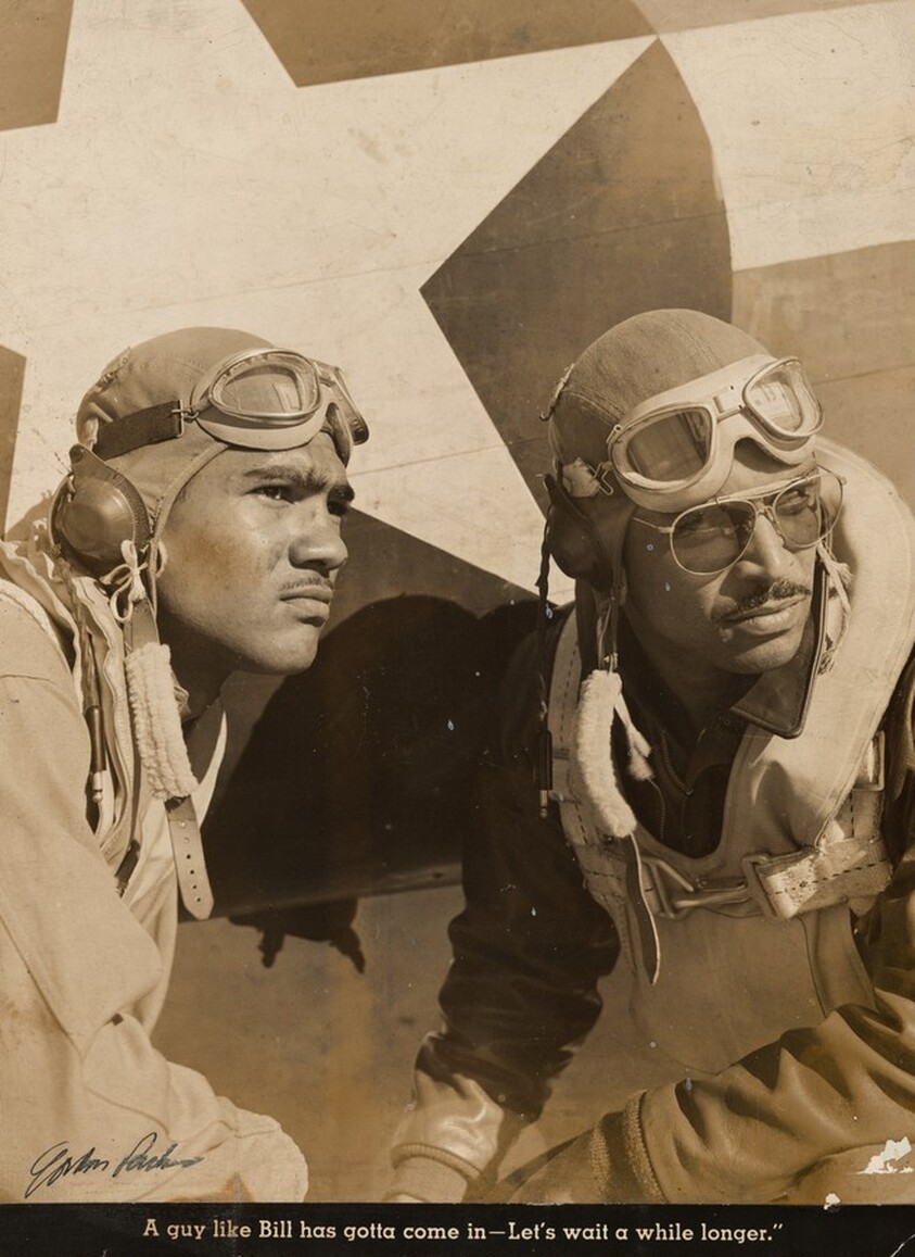 Lt. "Wild Bill" William Walker and Lt. George Knox 332nd Fighter Group, Selfridge Field, Michigan ("A guy like Bill has got to come in—Let's wait a while longer.")