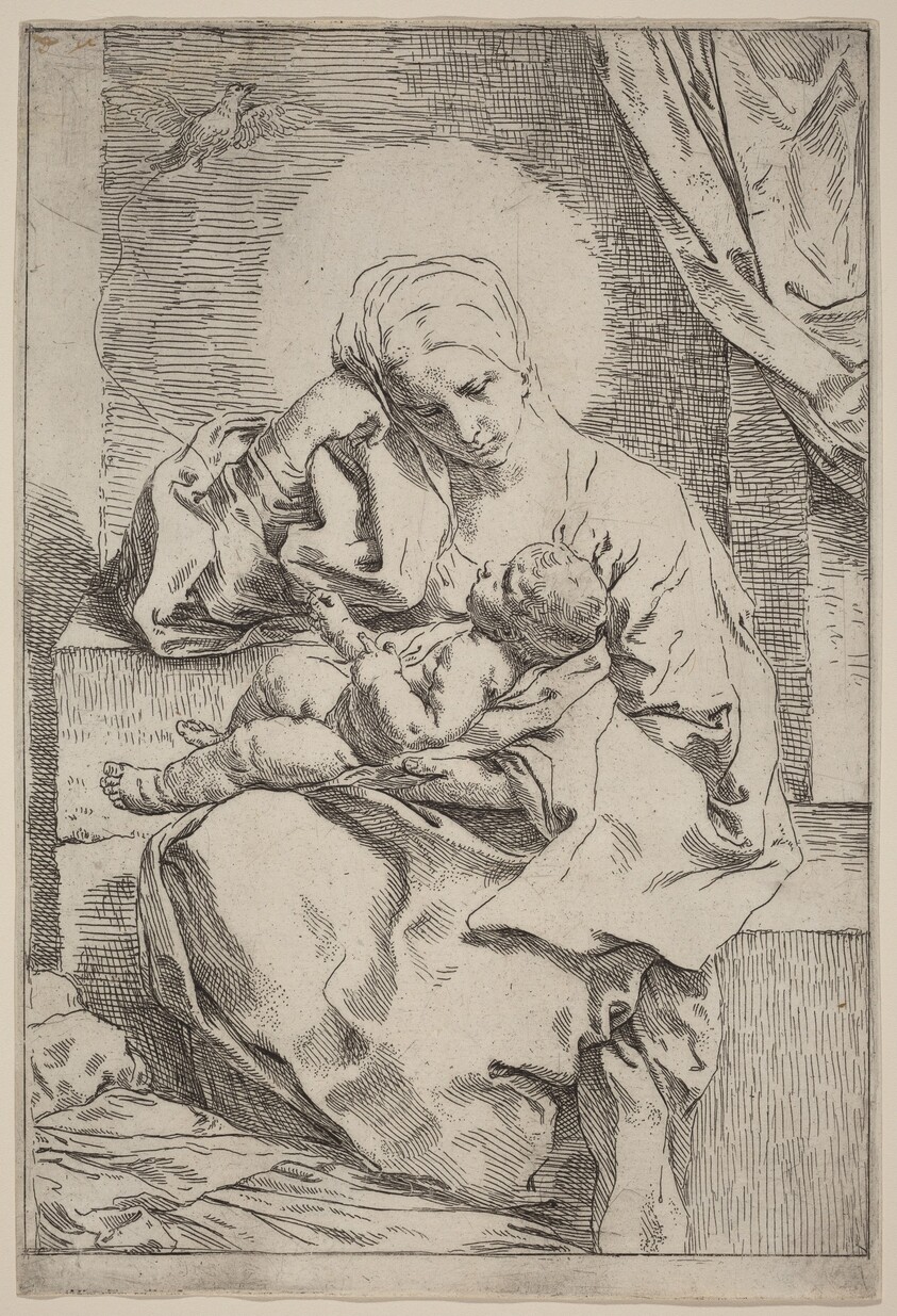 The Virgin and Child with a Bird