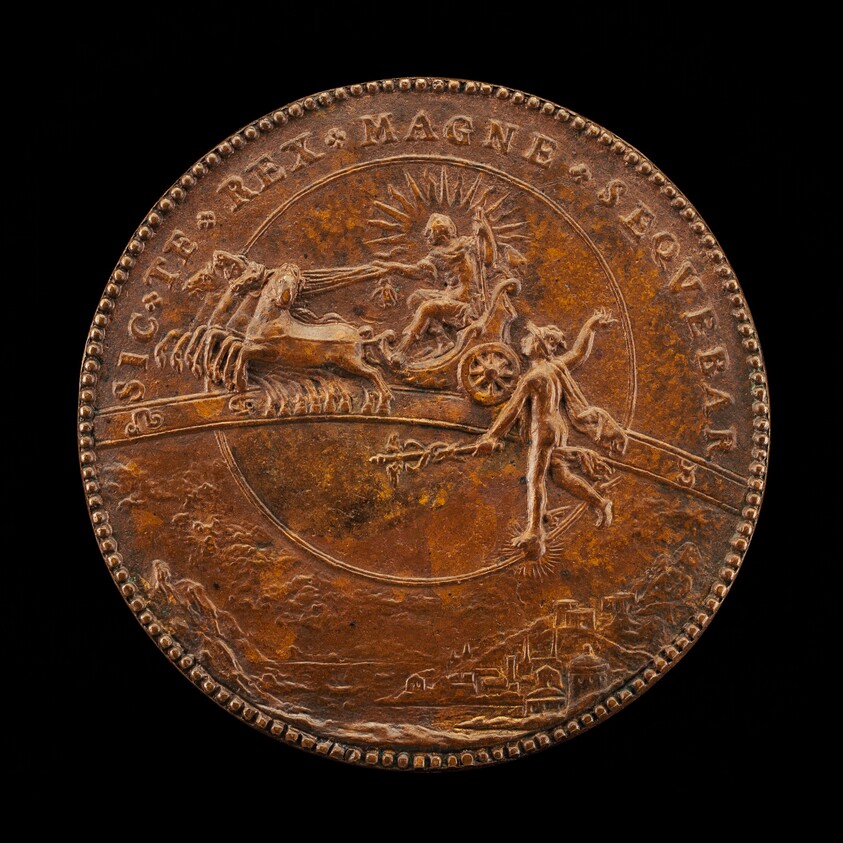 The Sun Driving Along the Zodiac [reverse]