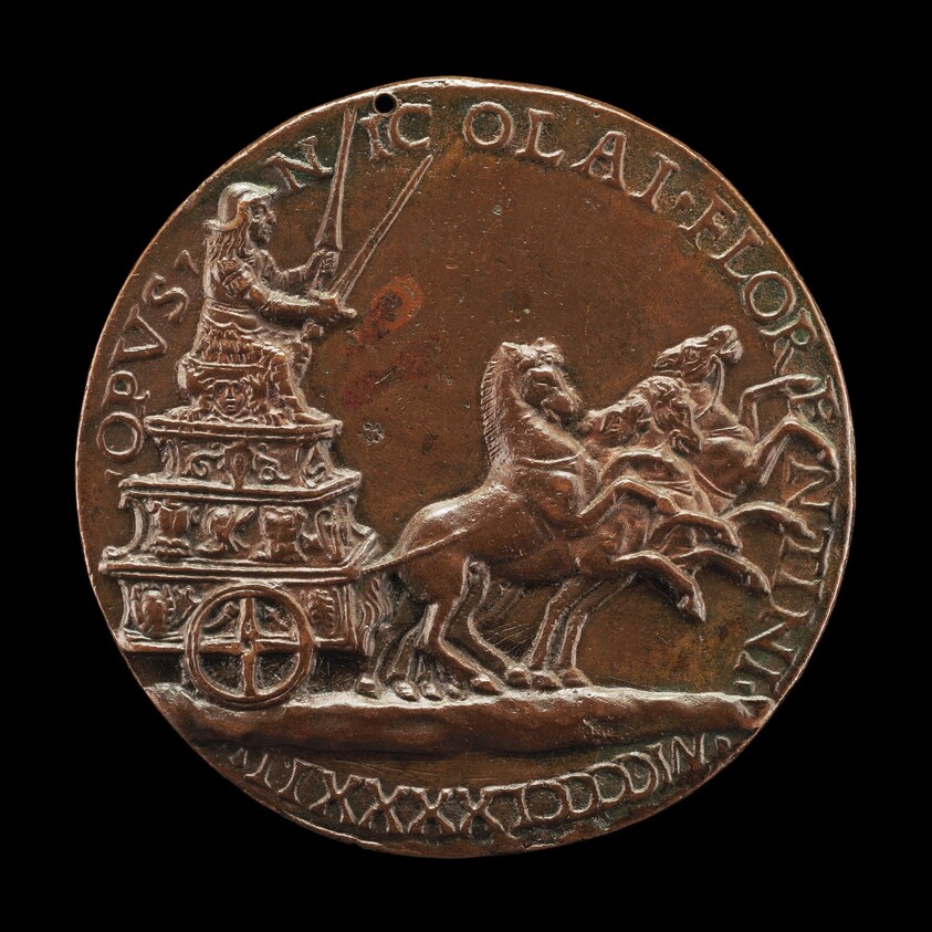 Mars in a Triumphal Car [reverse]