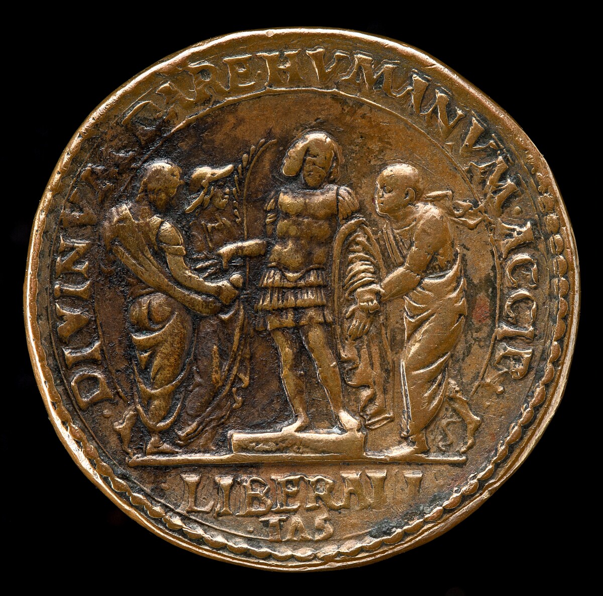 Francesco Gonzaga Giving Alms [reverse]
