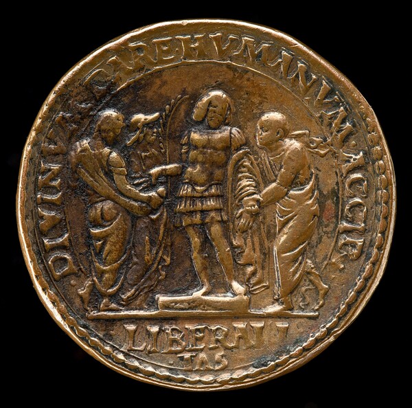 Francesco Gonzaga Giving Alms [reverse]