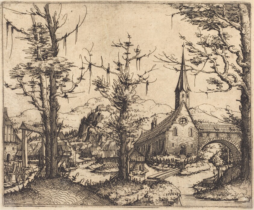 Landscape with a Village Church