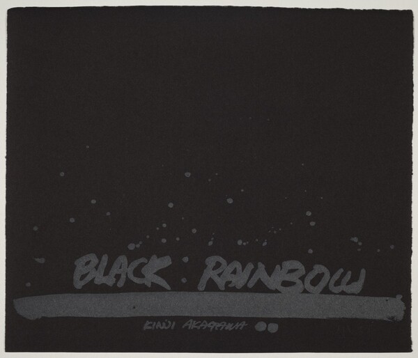 Black Rainbow I (Title Page)