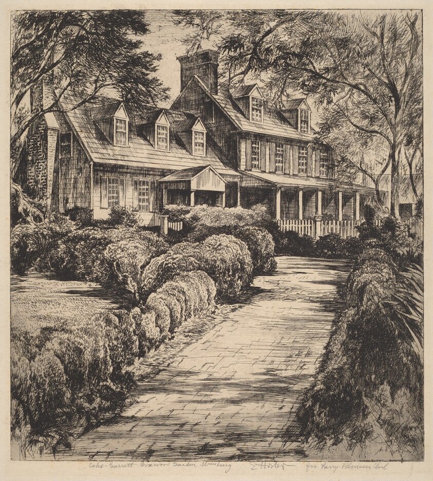 Williamsburg, Coke-Garrett Boxwood Garden