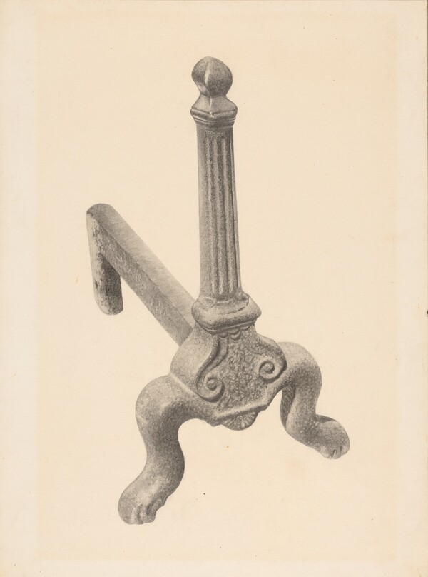 Andiron (one of pair)