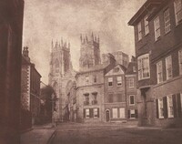 A Scene in York: York Minster from Lop Lane, William Henry Fox Talbot, 1845