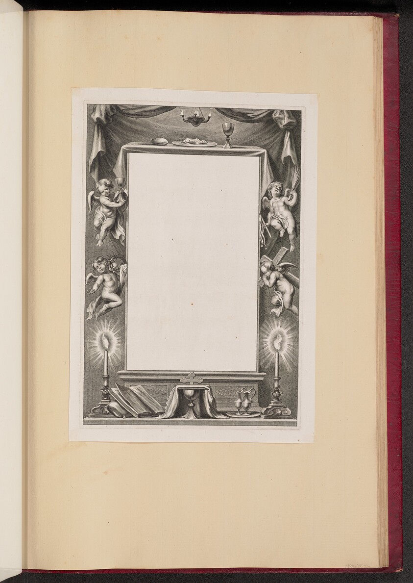 Border Illustration with Putti Holding the Attributes of the Passion