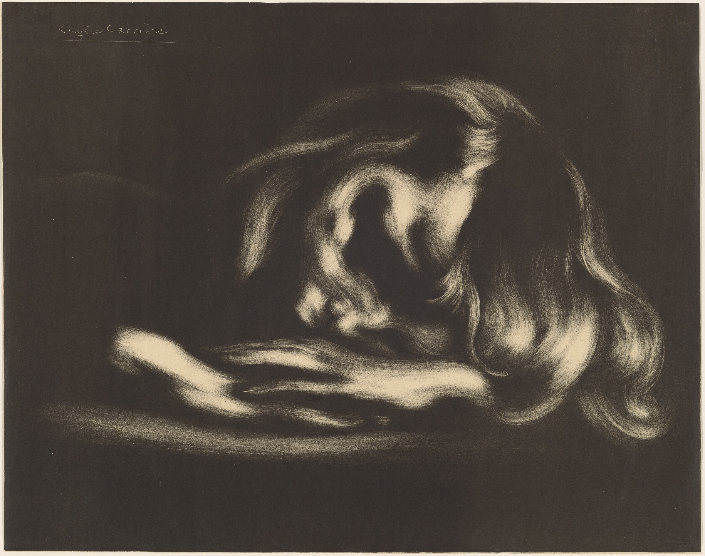 Sleep, Eugène Carrière, 1897