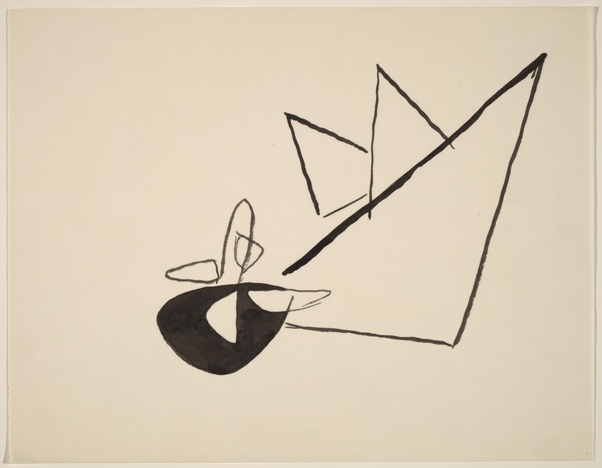 Sketch after "Four White Petals"